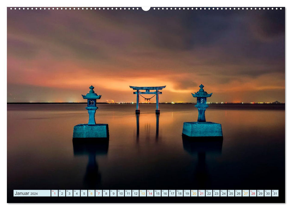 Japan - Tradition und Hightech (CALVENDO Wandkalender 2024)