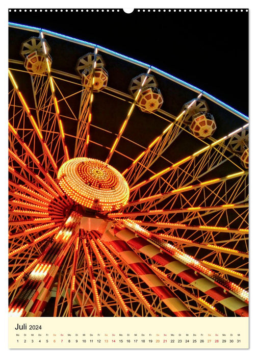 Ferris wheel - high up (CALVENDO Premium Wall Calendar 2024) 