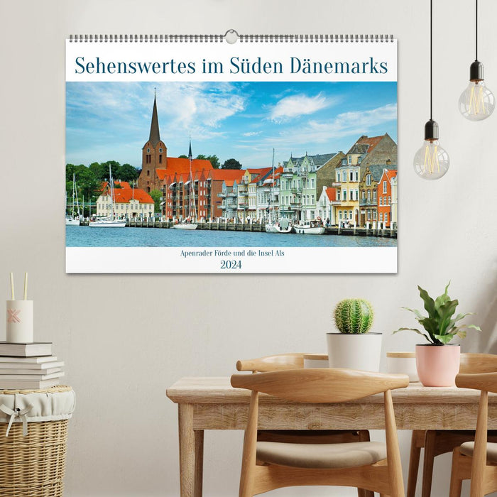 Things to see in the south of Denmark (CALVENDO wall calendar 2024) 