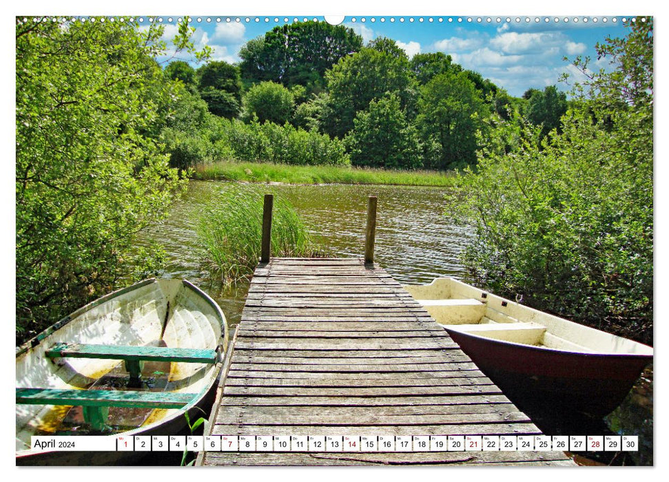 Things to see in the south of Denmark (CALVENDO wall calendar 2024) 
