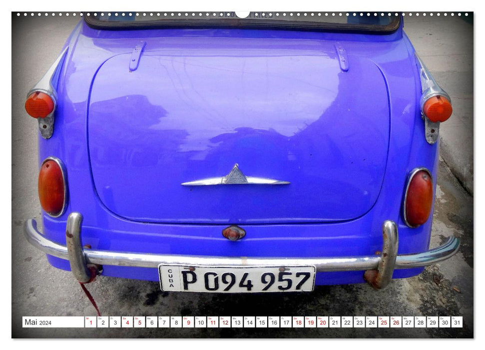Fancy LLOYD - A cult car from the fifties in Cuba (CALVENDO Premium Wall Calendar 2024) 