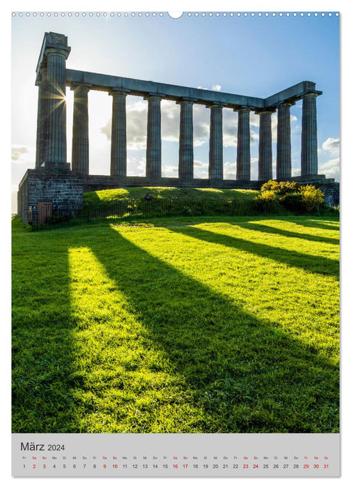 EDINBURGH Historic City Heart (CALVENDO Wall Calendar 2024) 