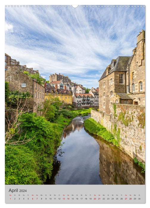 EDINBURGH Historic City Heart (CALVENDO Wall Calendar 2024) 