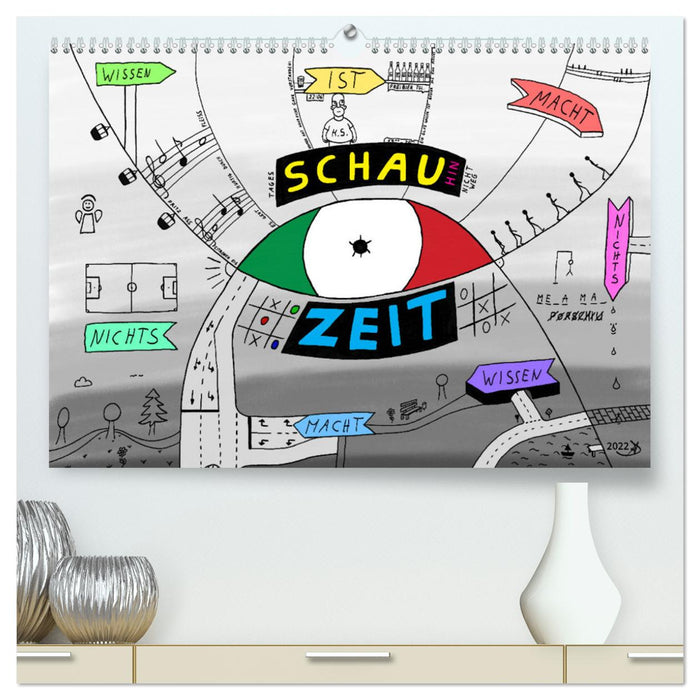 SchauZeit (Calendrier mural CALVENDO Premium 2024) 