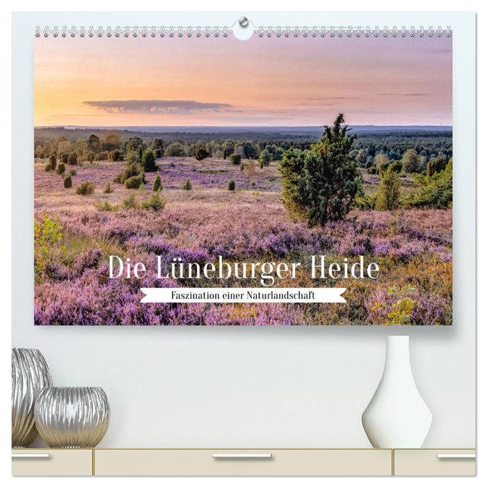 Die Lüneburger Heide - Faszination einer Naturlandschaft (CALVENDO Premium Wandkalender 2024)
