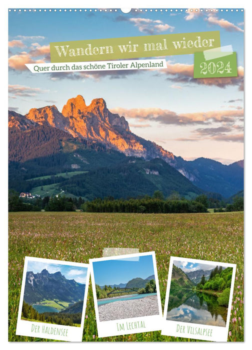 Wandern wir mal wieder (CALVENDO Wandkalender 2024)