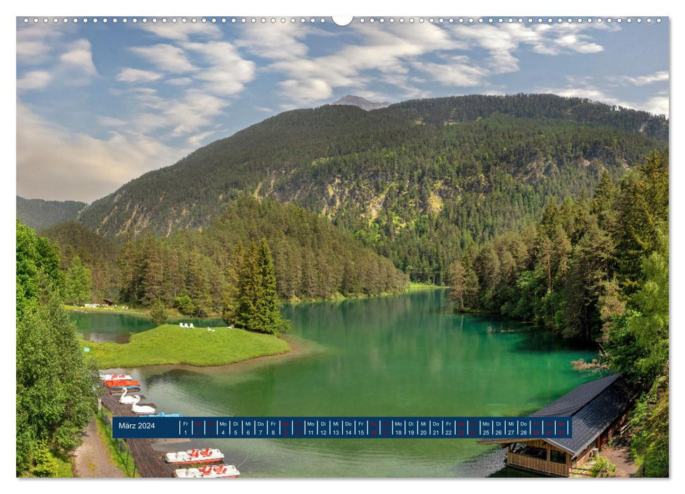 Magical mountain lakes (CALVENDO Premium Wall Calendar 2024) 