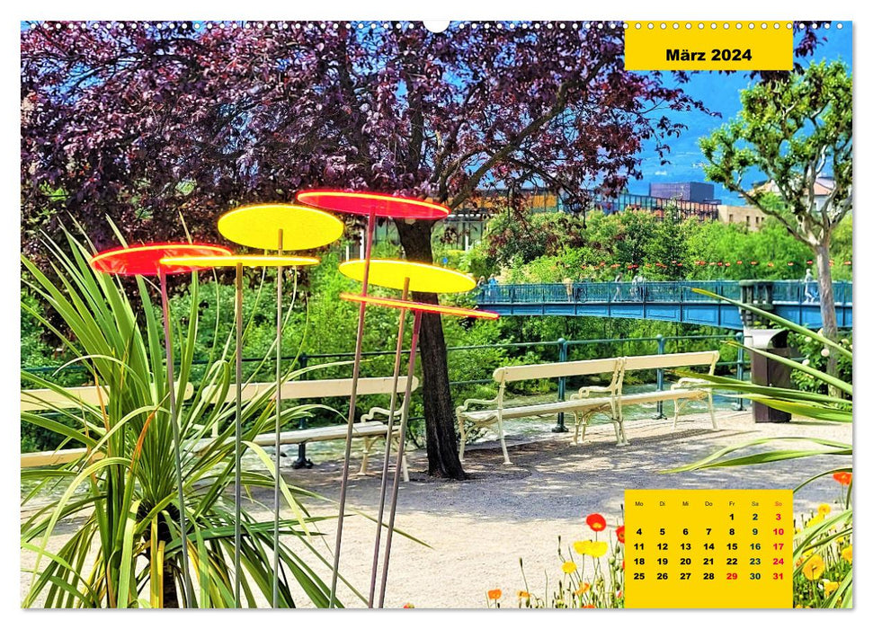 Promenades de Meran - promenez-vous et profitez, faites une pause et soyez (Calendrier mural CALVENDO Premium 2024) 