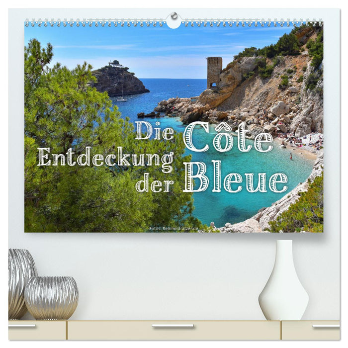 La découverte de la Côte Bleue (Calendrier mural CALVENDO Premium 2024) 