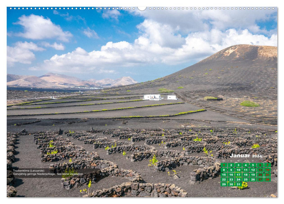 Zones climatiques d'Europe (calendrier mural CALVENDO 2024) 