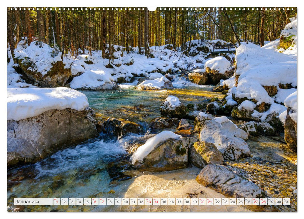 Urlaub im Berchtesgadener Land (CALVENDO Premium Wandkalender 2024)