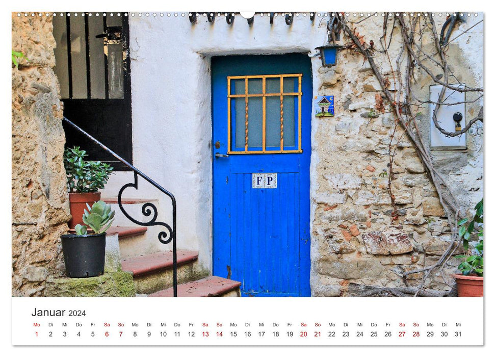 Bussana Vecchia art vivant entre pierres mystiques (Calvendo Premium Wall Calendar 2024) 