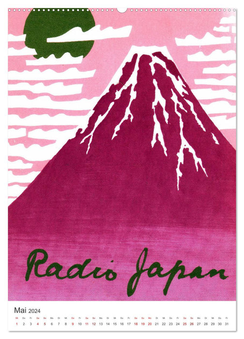 Radio Nostalgie - Cartes de confirmation de réception des stations de radio internationales (calendrier mural CALVENDO 2024) 