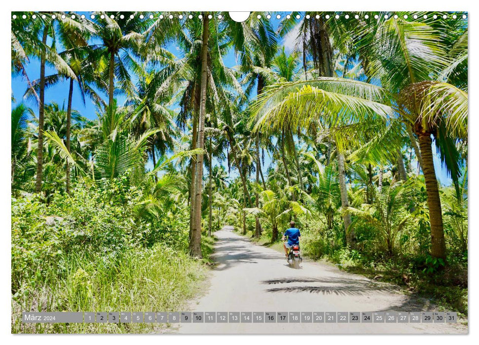 En tant que routard à travers le monde (Calendrier mural CALVENDO 2024) 