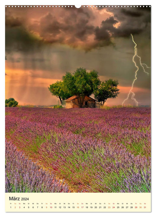 Provence Lavendel Paradies (CALVENDO Premium Wandkalender 2024)