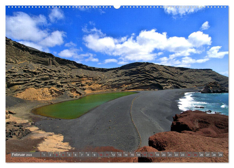 Lanzarote Aus Vulkanen geboren (CALVENDO Premium Wandkalender 2024)