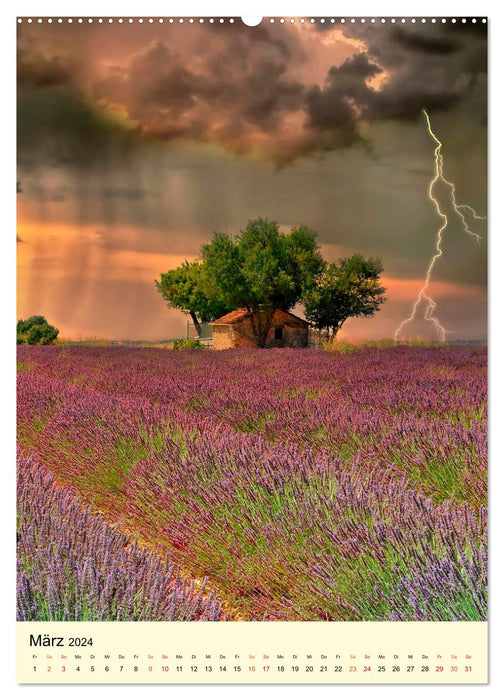 Provence Lavendel Paradies (CALVENDO Wandkalender 2024)