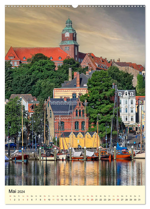 Flensburg - so bezaubernd (CALVENDO Wandkalender 2024)