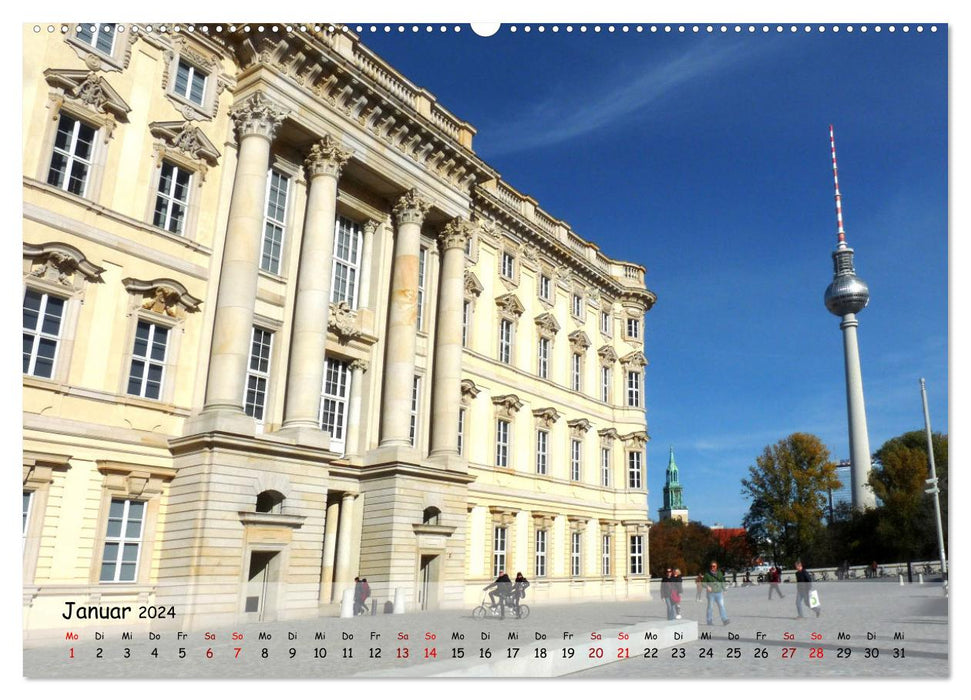 Berlin - Rund ums Humboldt Forum (CALVENDO Premium Wandkalender 2024)