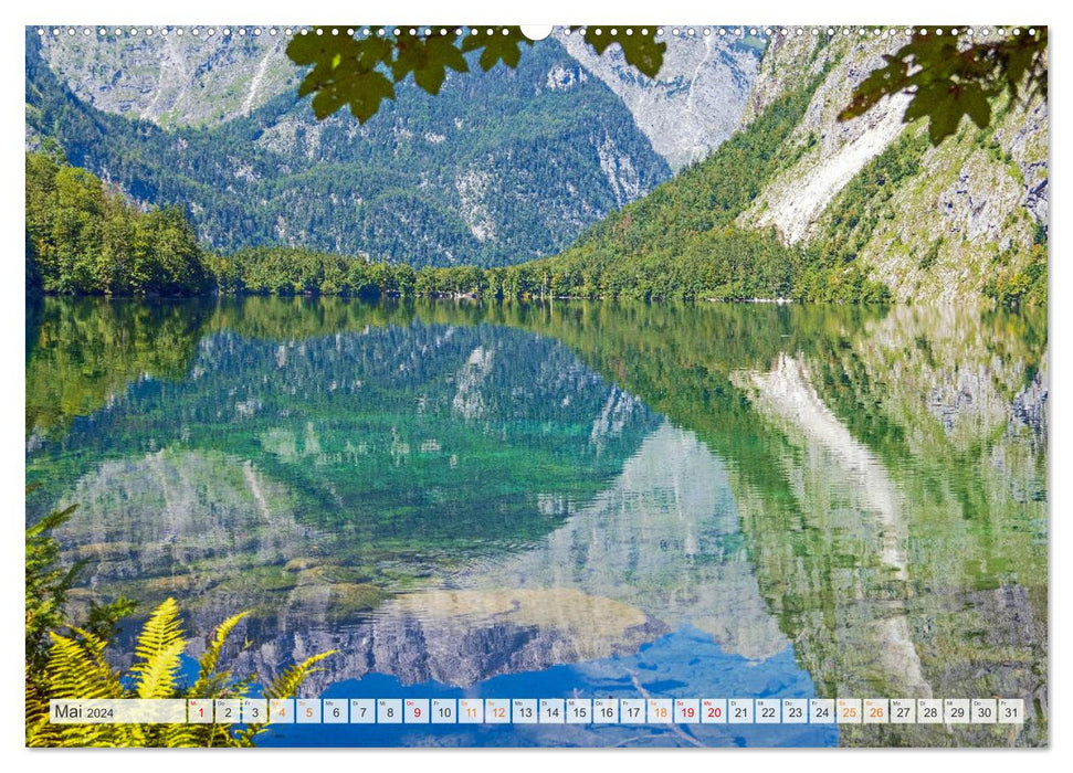 Berchtesgadener Land - World of Mountains and Lakes (CALVENDO Premium Wall Calendar 2024) 