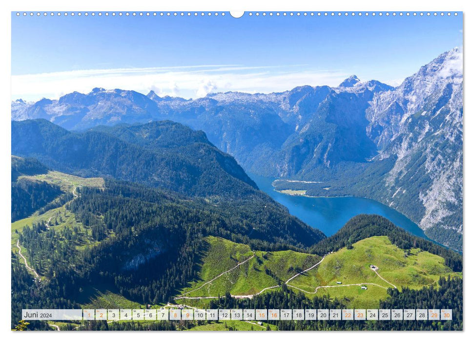 Berchtesgadener Land - Welt der Berge und Seen (CALVENDO Premium Wandkalender 2024)