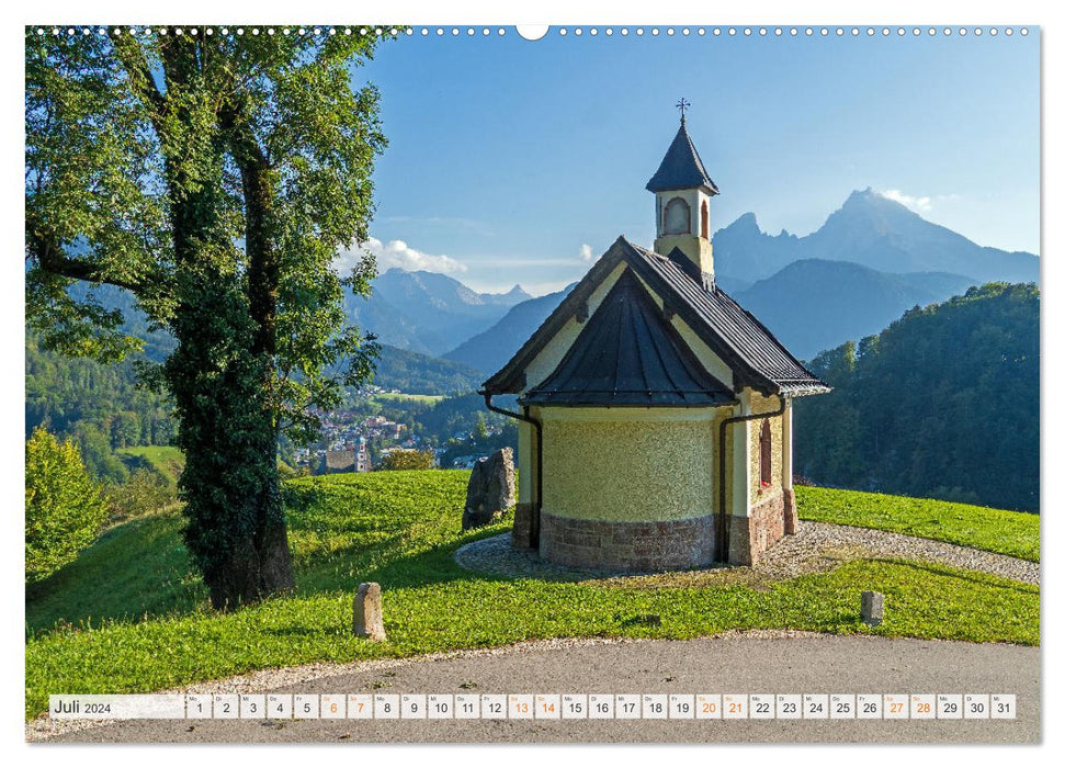 Berchtesgadener Land - World of Mountains and Lakes (CALVENDO Premium Wall Calendar 2024) 