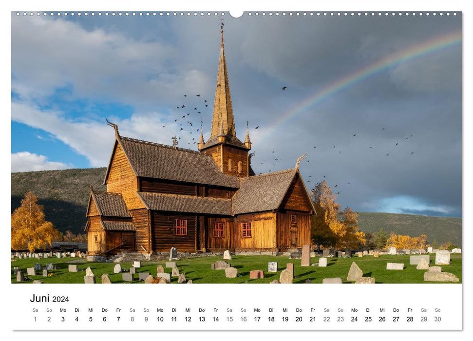 MAGIC NORWAY (CALVENDO wall calendar 2024) 