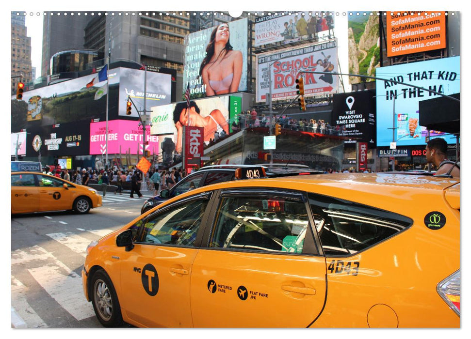 Streets of New York - On foot through the metropolis of superlatives (CALVENDO wall calendar 2024) 