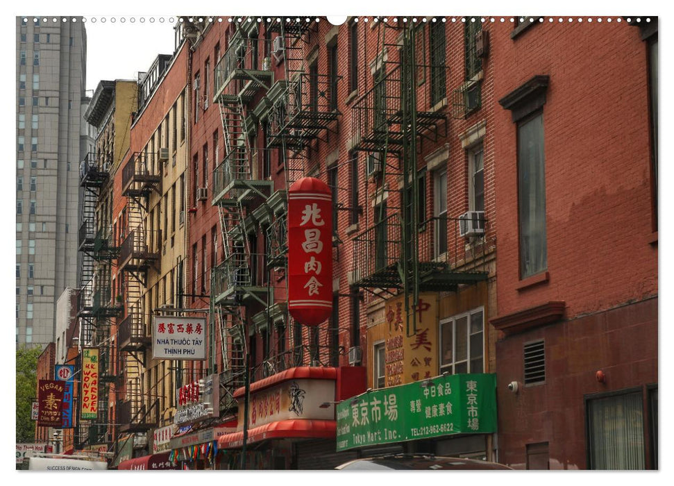 Streets of New York - Zu Fuß durch die Metropole der Superlative (CALVENDO Wandkalender 2024)