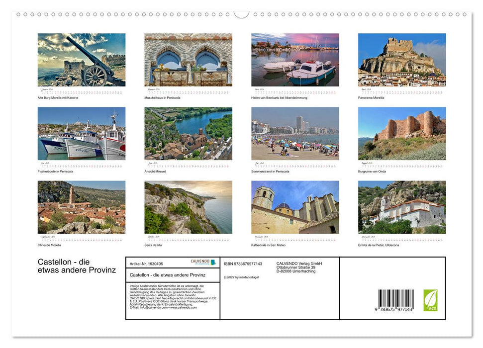 Castellon die etwas andere Provinz (CALVENDO Premium Wandkalender 2024)