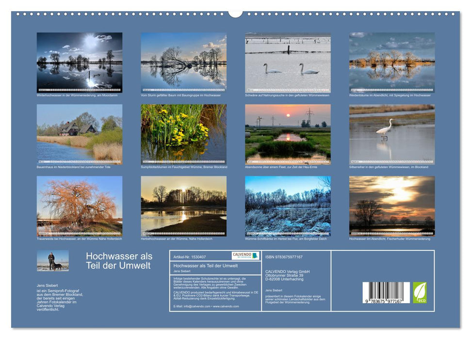 Flooding as part of the environment (CALVENDO Premium Wall Calendar 2024) 