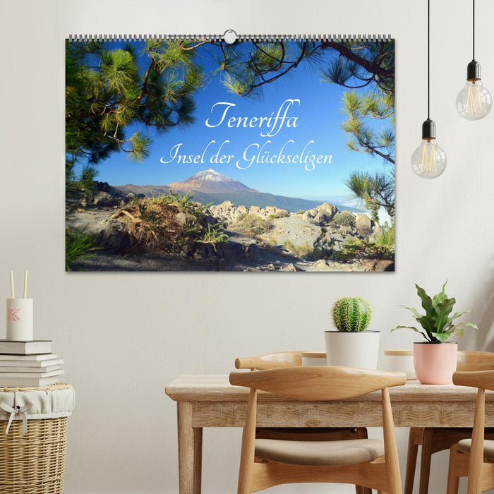 Tenerife Island of the Blissful (CALVENDO Wall Calendar 2024) 