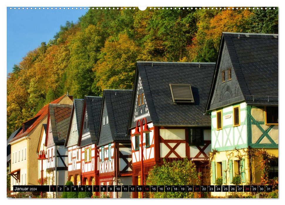 Bad Schandau – Im Herzen der Sächsischen Schweiz (CALVENDO Wandkalender 2024)