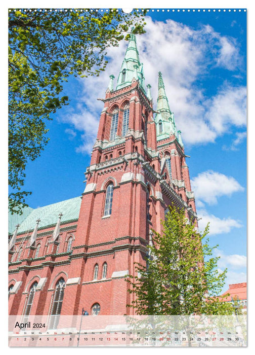 Helsinki - Sehenswürdigkeiten (CALVENDO Wandkalender 2024)