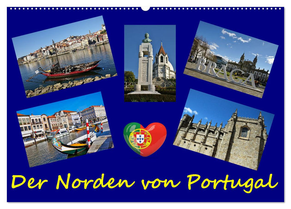 Der Norden von Portugal (CALVENDO Wandkalender 2024)
