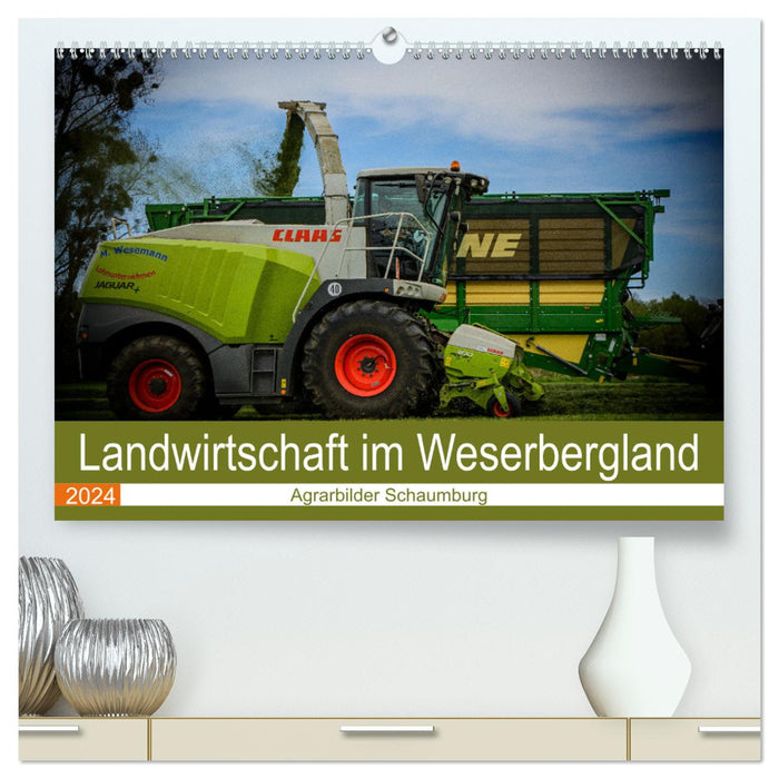 Landwirtschaft im Weserbergland (CALVENDO Premium Wandkalender 2024)
