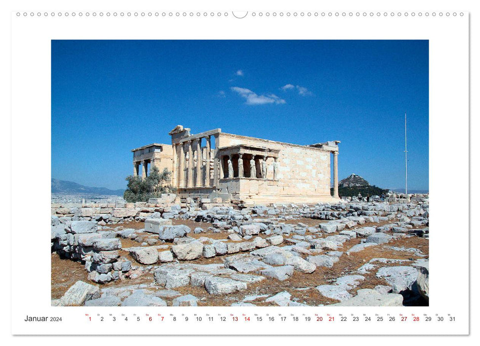 Griechischer Charme (CALVENDO Wandkalender 2024)