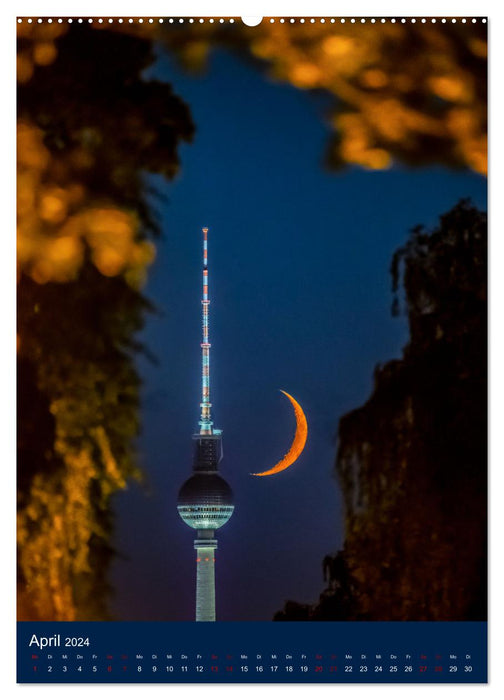 Berliner Fernsehturm - Magische Momente (CALVENDO Premium Wandkalender 2024)