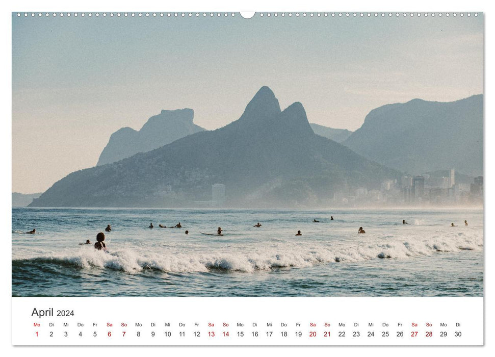 Rio de Janeiro - Am Fuße des Corcovados. (CALVENDO Wandkalender 2024)