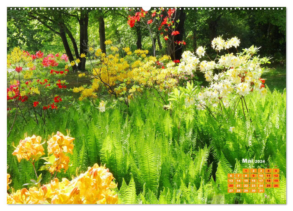 Urlaub im Garten (CALVENDO Premium Wandkalender 2024)