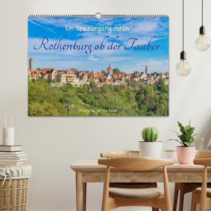 Ein Spaziergang durch Rothenburg ob der Tauber (CALVENDO Wandkalender 2024)