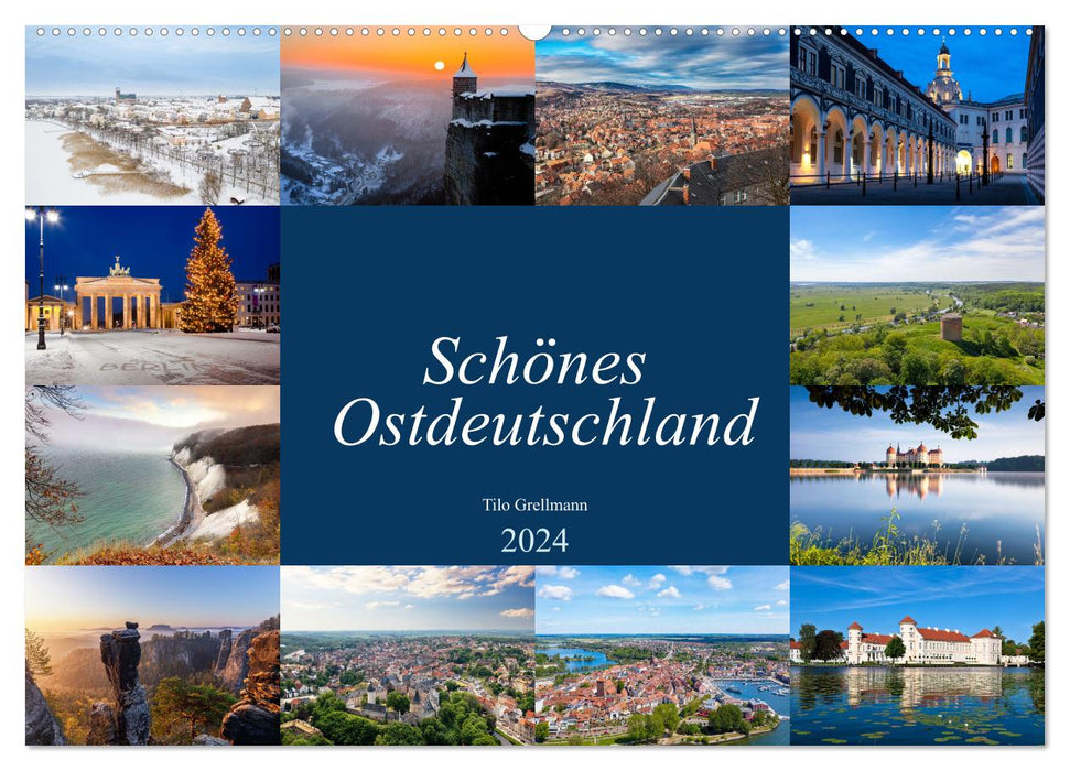 Schönes Ostdeutschland (CALVENDO Wandkalender 2024)
