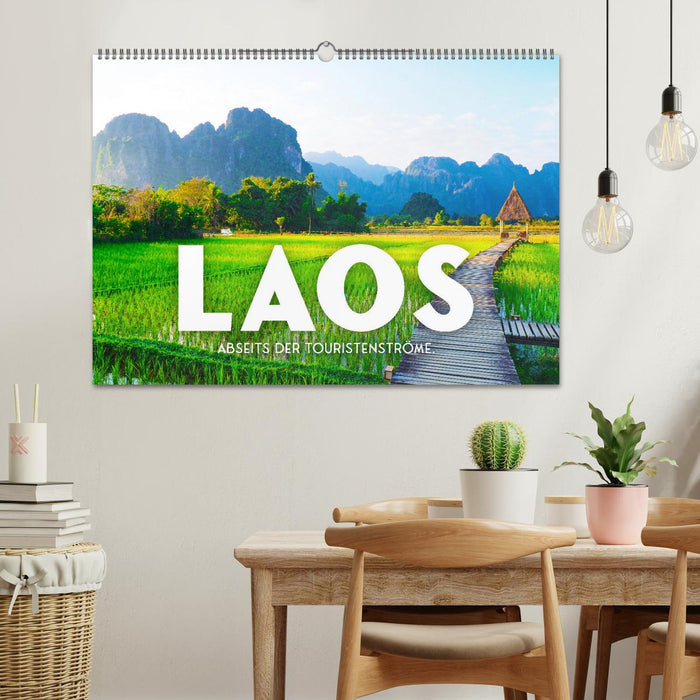 Laos - Away from the tourist crowds. (CALVENDO wall calendar 2024) 