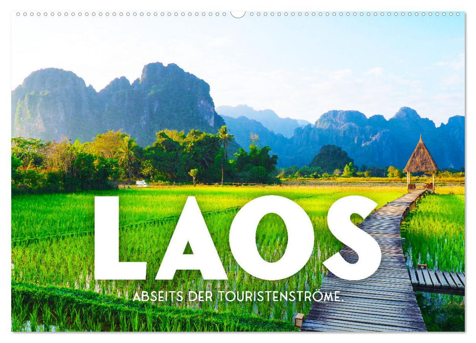 Laos - Away from the tourist crowds. (CALVENDO wall calendar 2024) 