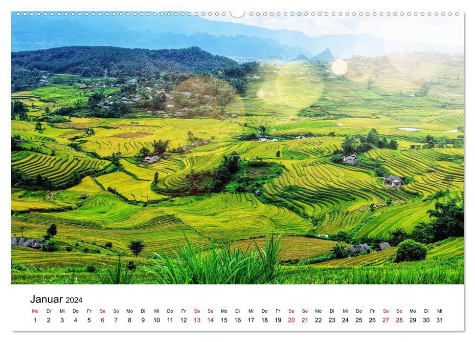 Laos - Away from the tourist crowds. (CALVENDO wall calendar 2024) 