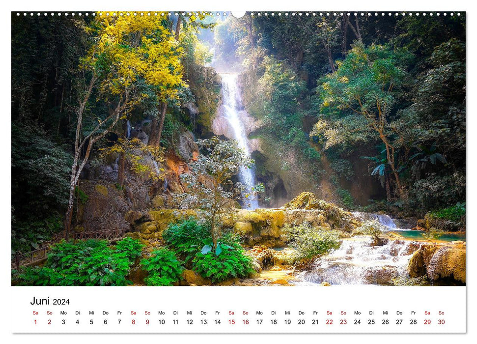 Laos - Away from the tourist crowds. (CALVENDO wall calendar 2024) 