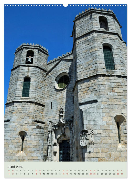 Churches in Portugal (CALVENDO Premium Wall Calendar 2024) 