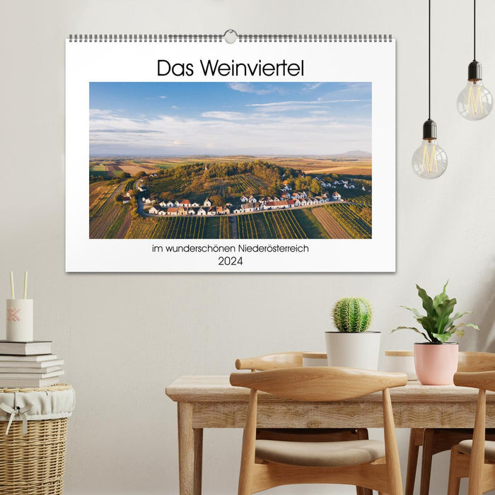 The Weinviertel in beautiful Lower Austria. (CALVENDO wall calendar 2024) 