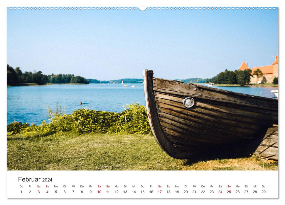 Lithuania - An unforgettable trip to the Baltics. (CALVENDO Premium Wall Calendar 2024) 