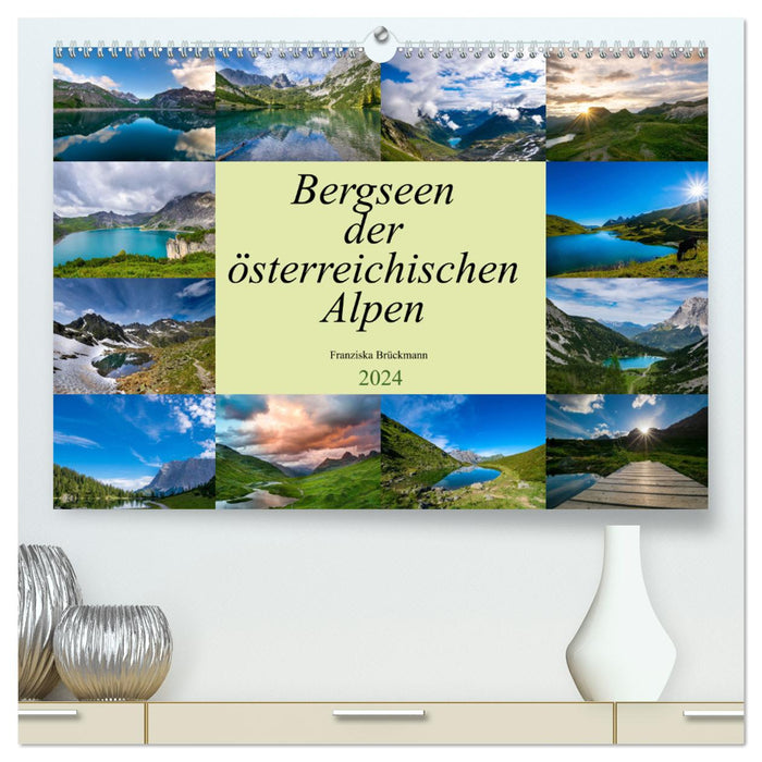 Mountain lakes in the Austrian Alps (CALVENDO Premium Wall Calendar 2024) 